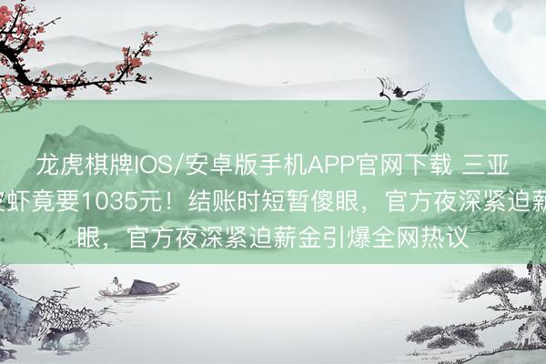 龙虎棋牌IOS/安卓版手机APP官网下载 三亚旅客点了4只皮皮虾竟要1035元！结账时短暂傻眼，官方夜深紧迫薪金引爆全网热议