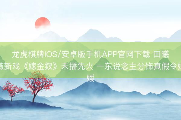 龙虎棋牌IOS/安卓版手机APP官网下载 田曦薇新戏《嫁金釵》未播先火 一东说念主分饰真假令嫒